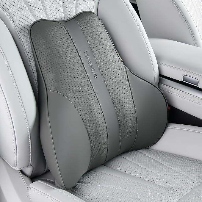 Coverado Lumbar Support Pillow for Car, Ergonomic Memory Foam Back Pillow for by COVERADOAUTO