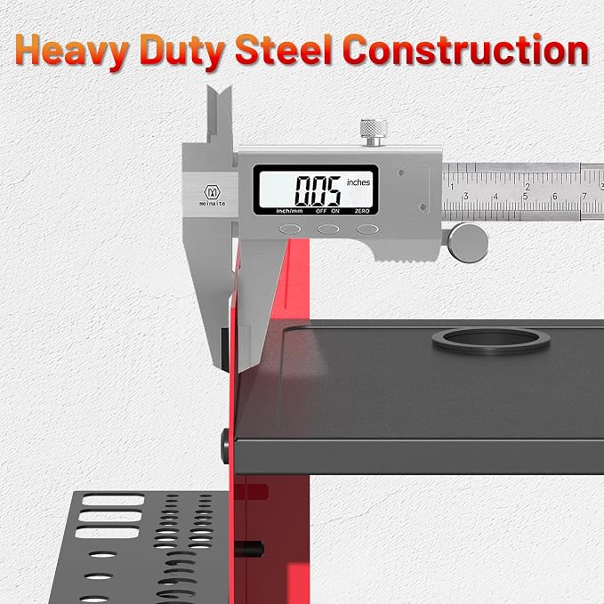 Power Tool Organizer Wall Mount wtih Charging Station, 4 Drill Holder Wall Mount - Image 5