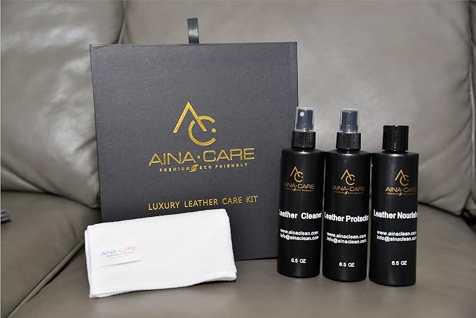 Complete Leather Care Kit Cleaner, Conditioner & Protection Restores & - Image 3