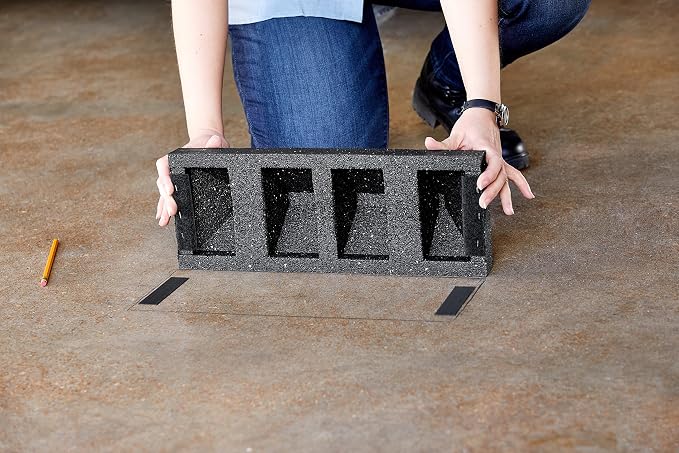 Rubberific Heavy Duty Rubber Parking Stop Durable Easy to Install Reflective - Image 7