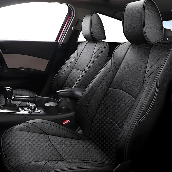Car Seat Covers Fit for Mazda 3 2014 2015 2016 2017 2018 by IKABEVEM