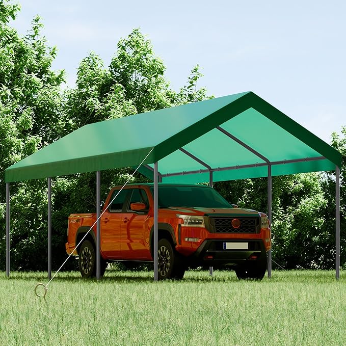 Shintenchi 10x20ft Heavy Duty Carport - Image 2