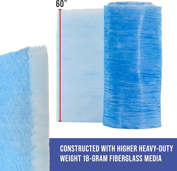 Master Airbrush Elite Paint Spray Booth Exhaust Filter Roll 60" x 200' - Image 3