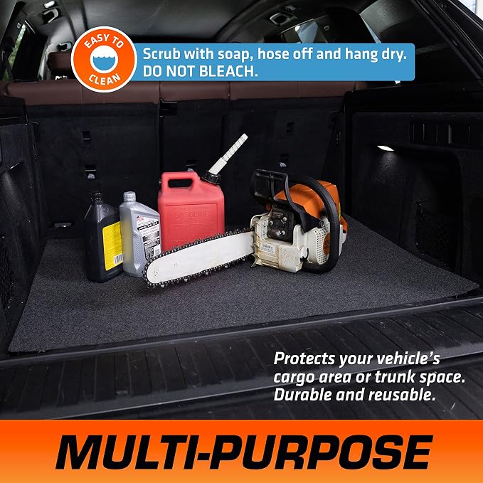 Armor All Premium Oil Spill Mat, Garage Floor Maintenance Mat, Absorbent Oil Pad - Image 5