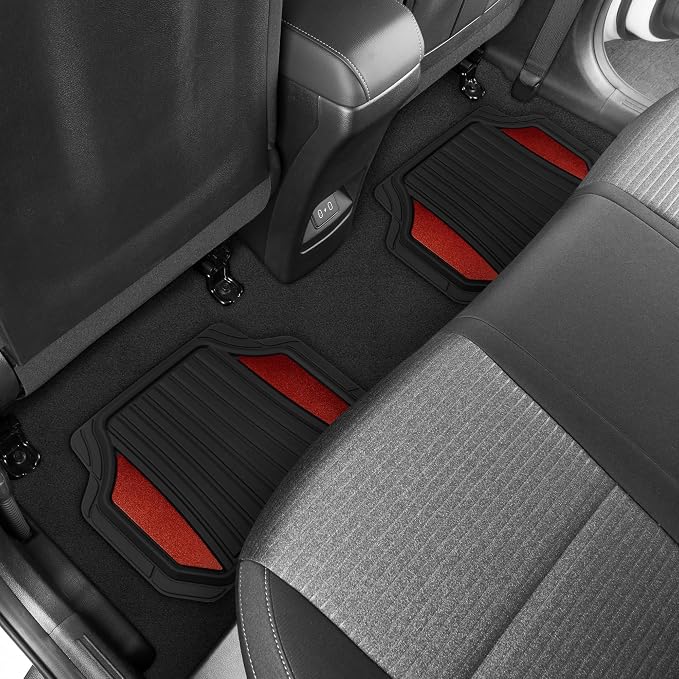Motor Trend ChromeTech Car Floor Mats Full Set - Image 7