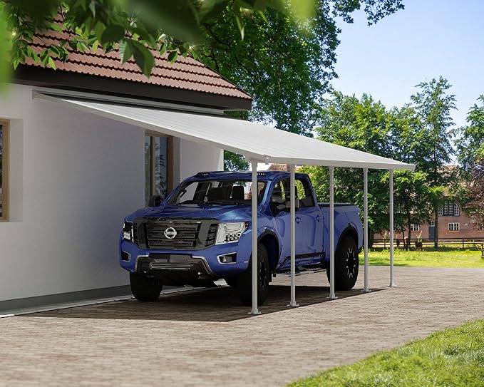 Palram - Canopia Feria 13 Ft. x 26 Ft. Carport Aluminum Metal Frame and - Image 2