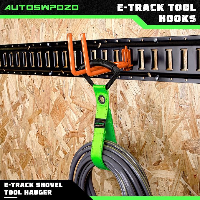 2-Pack E-Track Heavy Duty Shovel/Tool Hanger, E Track Hooks - Image 6