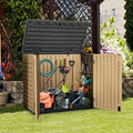 YITAHOME Outdoor Resin Storage Sheds, 39 in Height Lockable Waterproof by YITAHOME