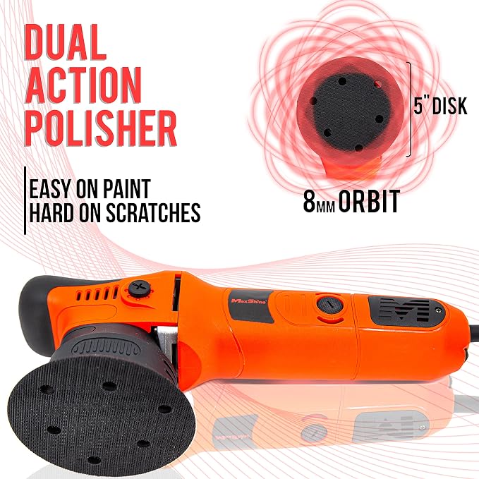 Maxshine M8S V2 Dual Action Polisher Car Detailing Kit - 1000W - Image 7