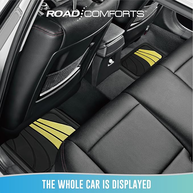 Road Comforts Car Floor Mats Full Set – Front & Rear Car Floor Mats - Image 3