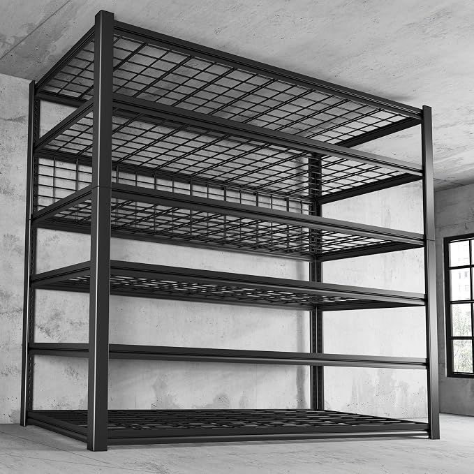REIBII 84" H Garage Shelving, 6-Tier Storage Shelves Heavy Duty Loads 3500LBS - Image 9