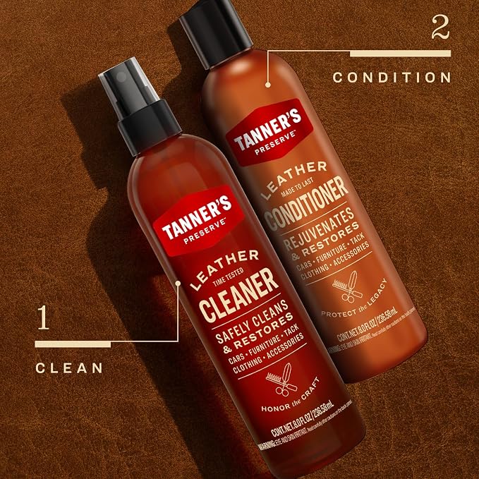 Tanner's Preserve Leather Conditioner, Rejuvinates & Restores Finished Leather - Image 6