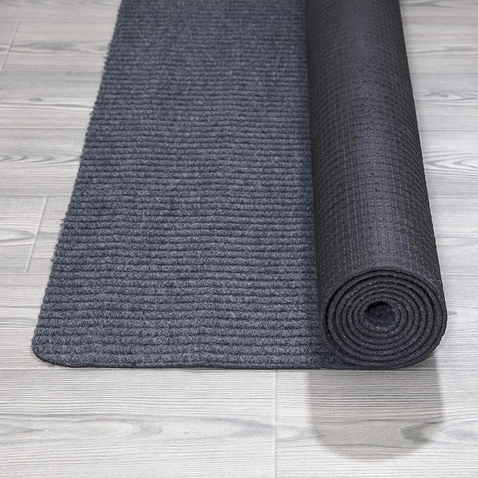Ottomanson 5' x 6'6" Mud Mat Area Rug Scraper Carpet - Image 7