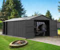 Domi 12x25FT Outdoor Metal Garage Shed, Extra Large Carport by domioutdoorliving