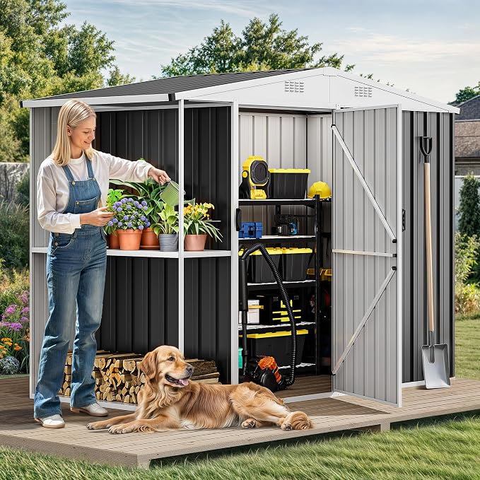 DWVO Outdoor Storage Shed 8x4FT - Image 2