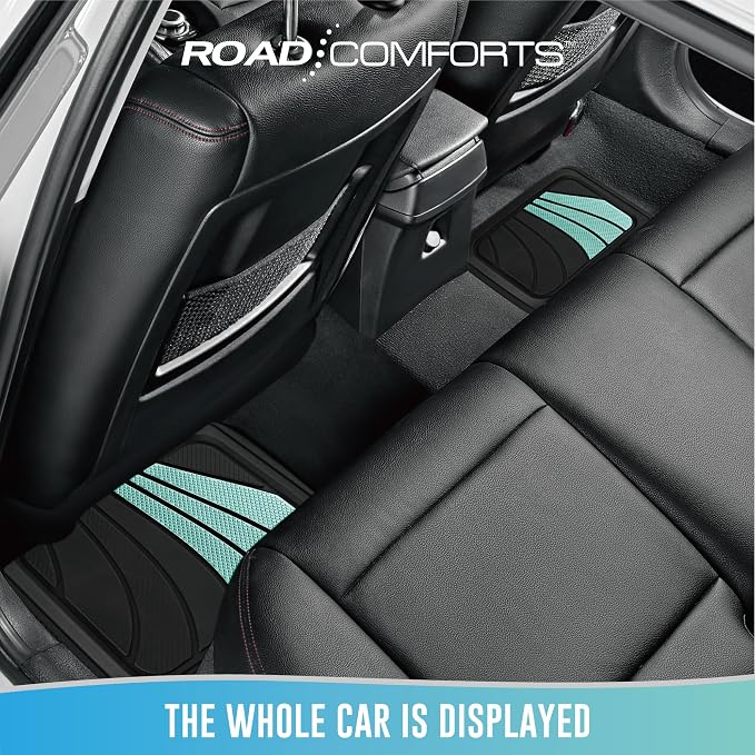 Road Comforts Car Floor Mats Full Set – Front & Rear Car Floor Mats - Image 3