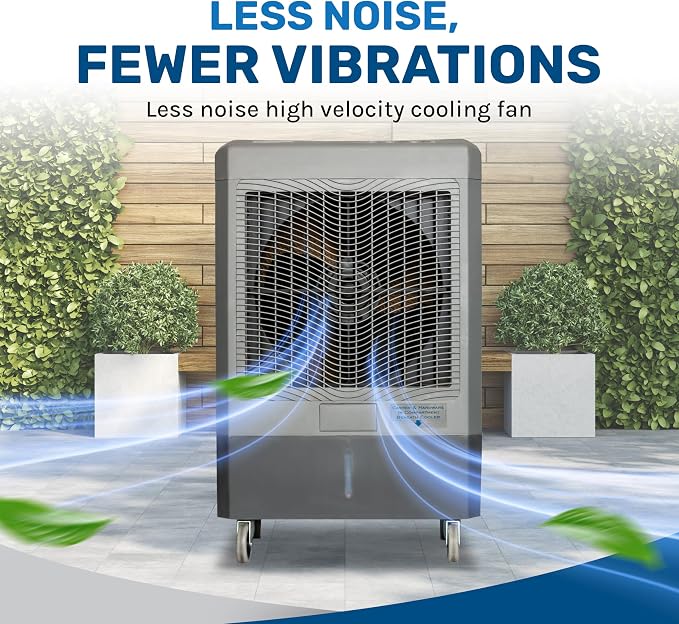 Hessaire MC61M 5, 300 CFM 3-Speed Portable Evaporative Cooler - Image 8