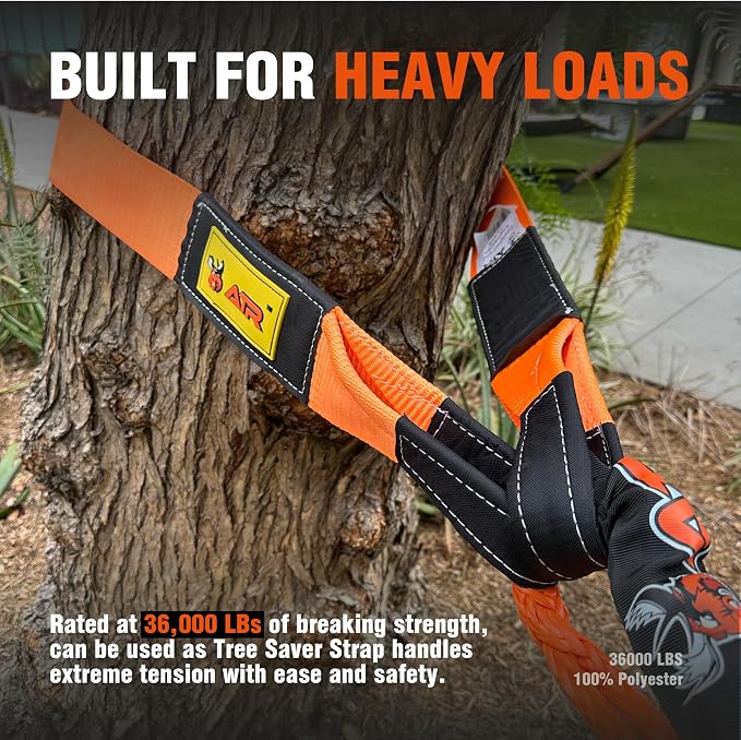 ATR Recovery Tow Strap 3.5" x 20ft – 36, 000 lbs Break Strength, Heavy Duty - Image 6