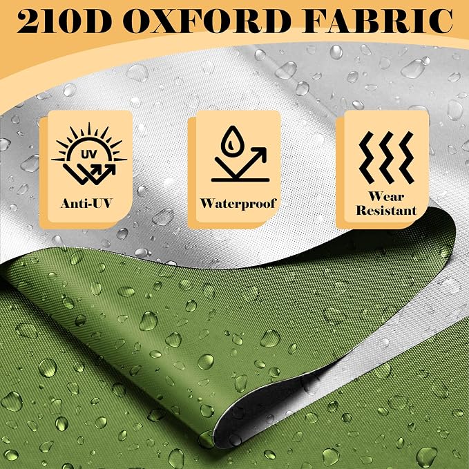 Prolee Bike Shed 6.6FT Waterproof 210D Oxford Fabric, Bike Storage - Image 5