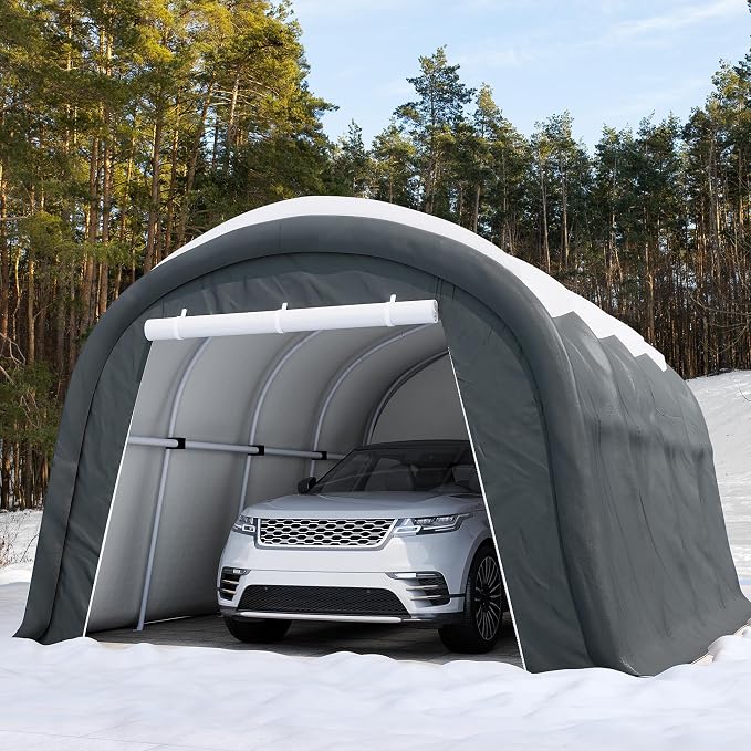 SUNBURY Carport, 10x20 FT Heavy Duty Canopy, Portable Garage - Image 5