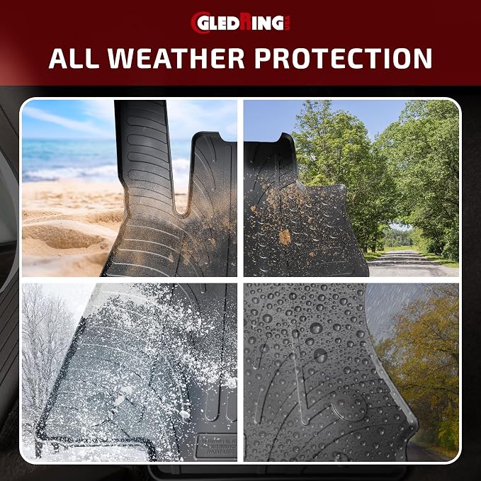 Gledring USA Custom Fit All-Weather Rubber Floor Mats Intended - Image 4