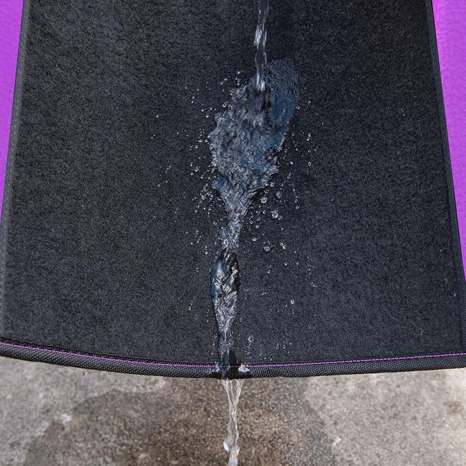 CAR PASS Waterproof Universal Fit Car Floor Mats, Faux Leather Car Carpet Mats - Image 5