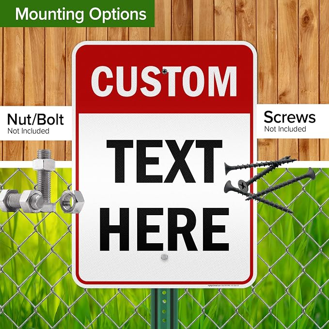 Custom Sign, Custom Sign for Business, Indoor/Outdoor use. 18x24 Inches - Image 5