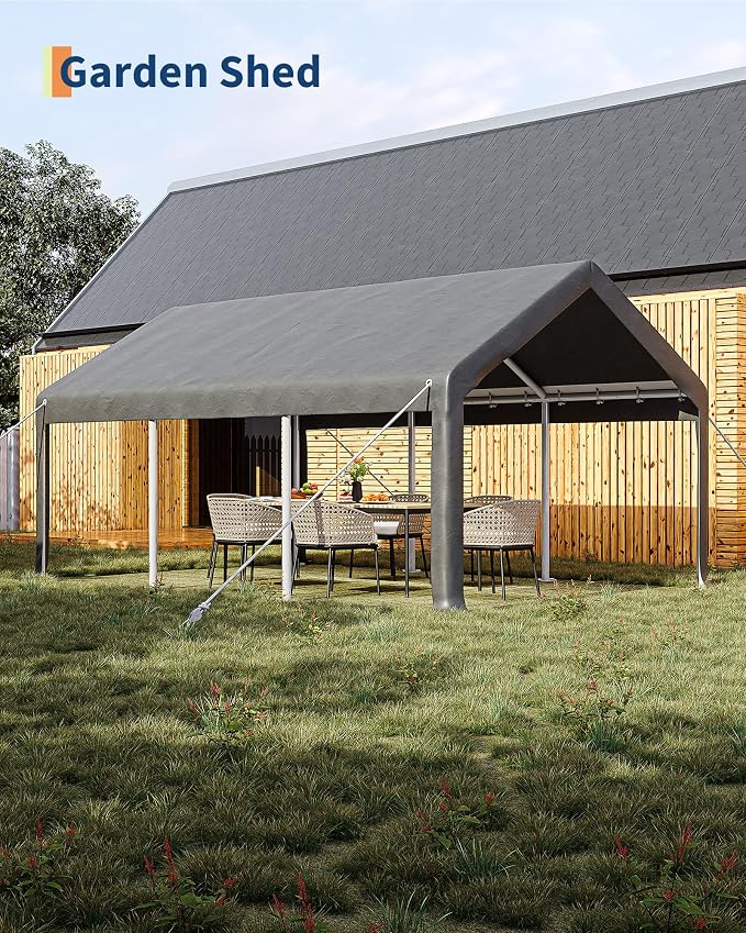 12x20 Ft Carport, Car Port - Image 5