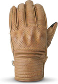 Leather Motorcycle Gloves with Adjustable Fitting Bike Riding Gloves by NeoJeans