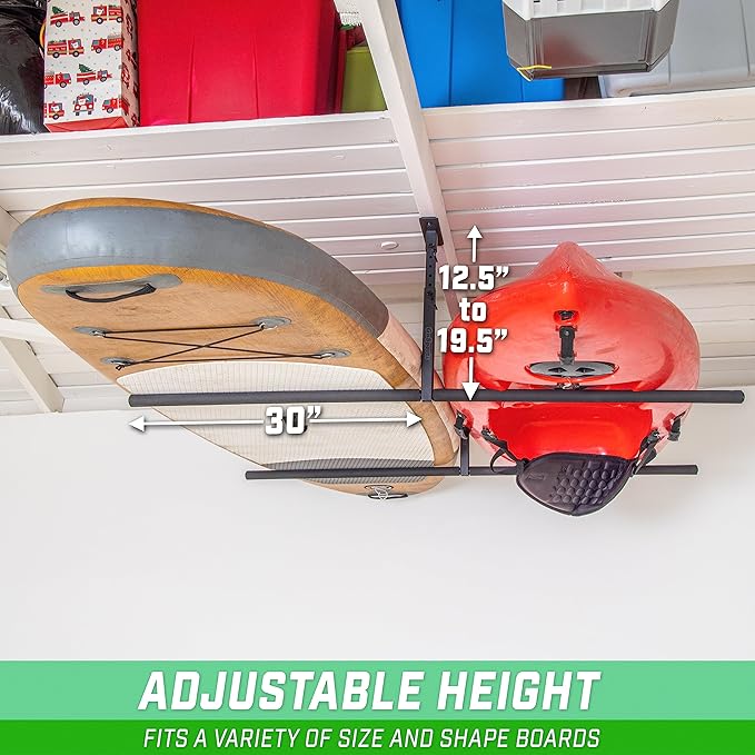 GoSports Kayak Rack for Garage Ceiling Mount - Image 3