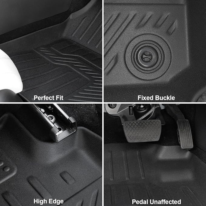 Floor Mats Set for Honda HR-V 2026 2025 2024 2023, Full Coverage All Weather - Image 5