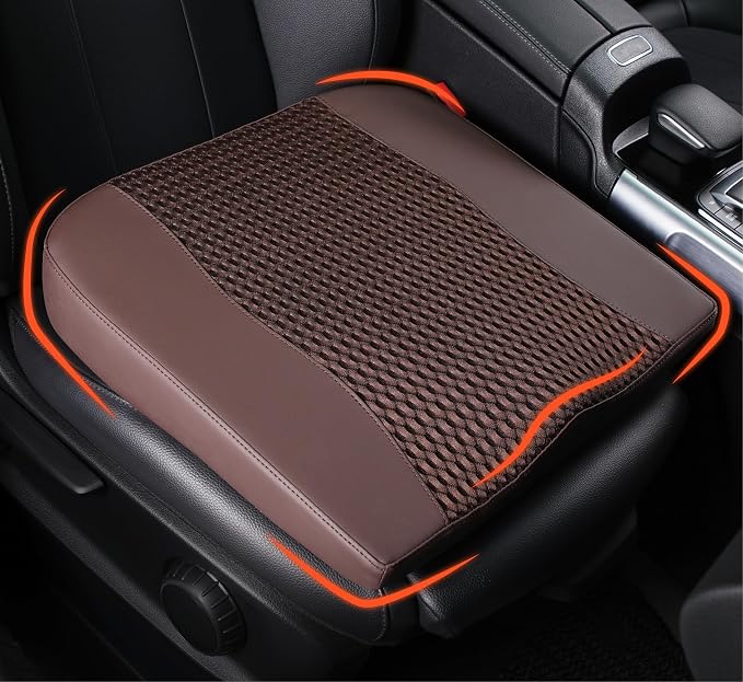 Car Seat Cushion, Comfort Memory Foam Car Cushions by LoftyAim