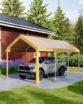 10x20ft Metal Carport Garage by Unknown