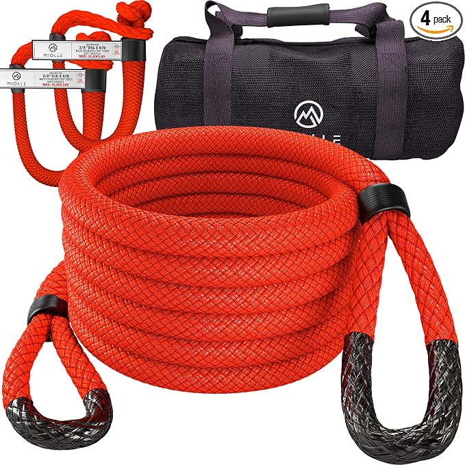 MiolleGear Kinetic Recovery Rope 1" x30' by Miolle
