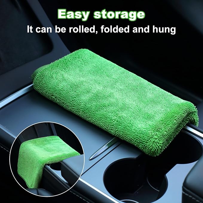 JOYMOOP Car Dry Towel, Quick Drying, Medium Size, Microfiber Cleaning Cloth - Image 8