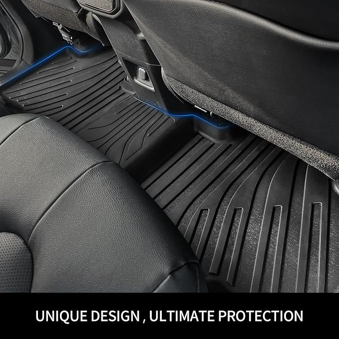 OEDRO Upgraded Floor Mats Fit for Toyota Tacoma 2016-2023, All Weather TPE - Image 5