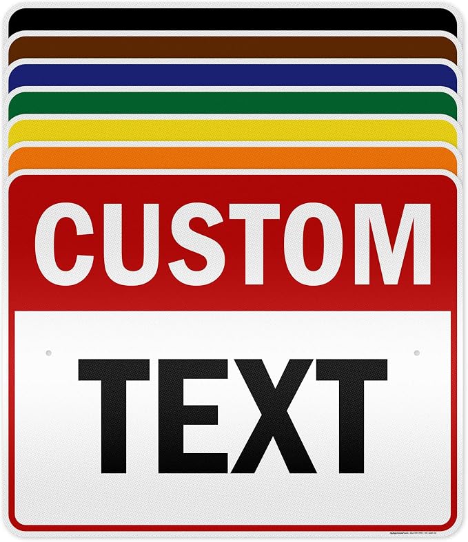 Custom Sign, Custom Sign for Business, Indoor/Outdoor use. 24x30 Inches by MySignCenter