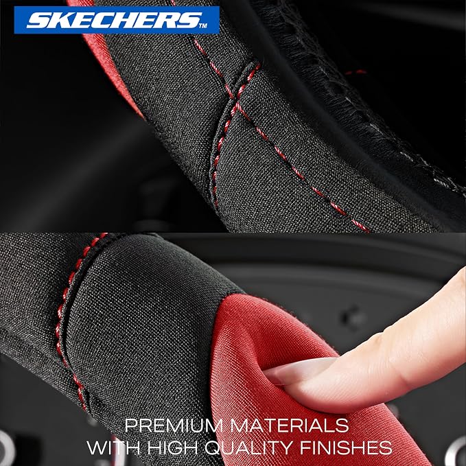 Skechers Steering Wheel Cover, Memory Foam Car Steering Wheel Cover, - Image 5