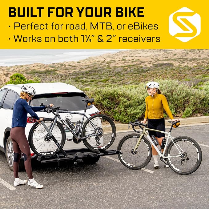 Saris SuperClamp G4 2-Bike Hitch Rack – Lightweight Platform Bike Carrier - Image 6