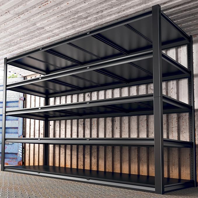 REIBII 60" W Garage Shelving 3000LBS Garage Shelving Heavy Duty Storage Shelves - Image 8
