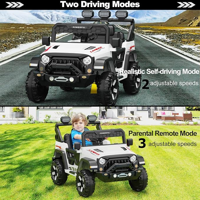 12V Ride on Toys for Big Kids, Power Wheels - Image 3