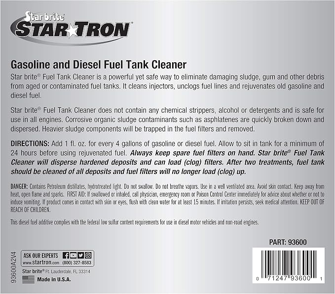 STAR BRITE Star Tron Fuel Tank Cleaner - Image 2