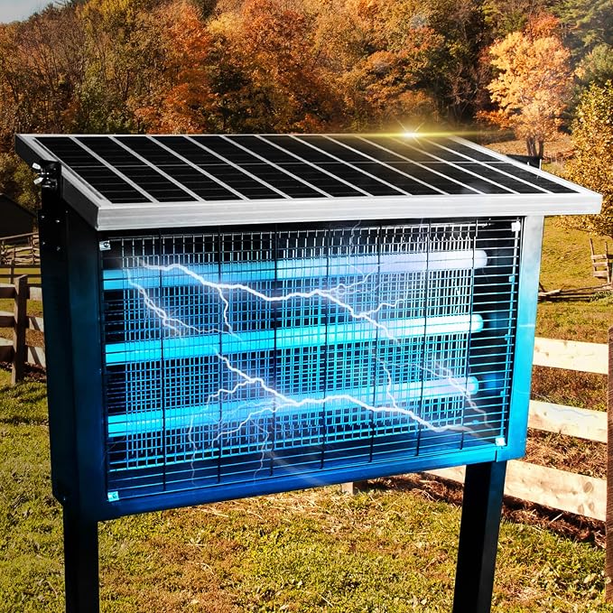 Powerful Super Large Solar Bug Zapper Outdoor by Coospider-repta