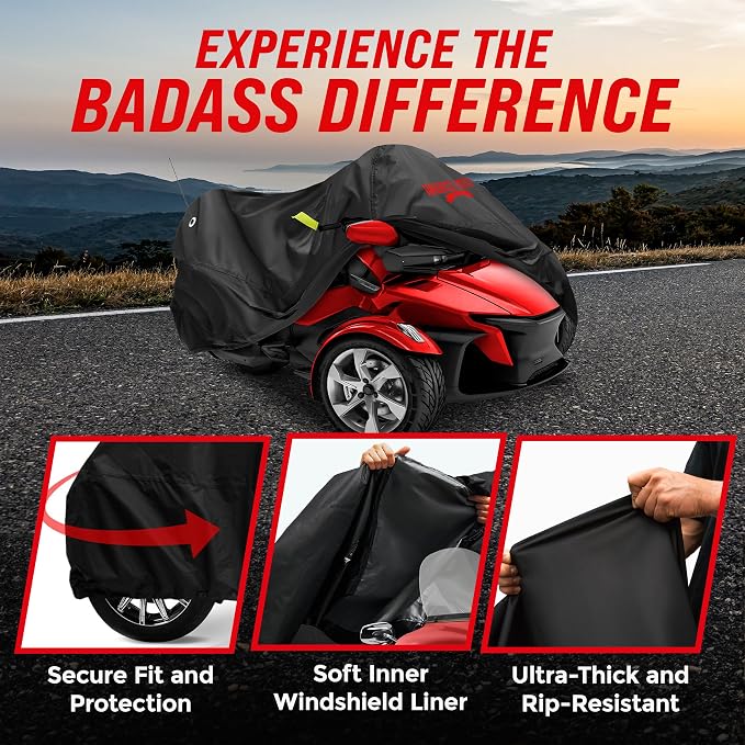 Badass Moto Ultimate Can Am Spyder Cover RT Limited, 2020-2025 Sea to Sky. Fits - Image 2