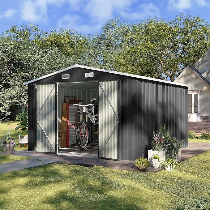 10x10 FT Shed Outdoor Storage Shed by Aoxun