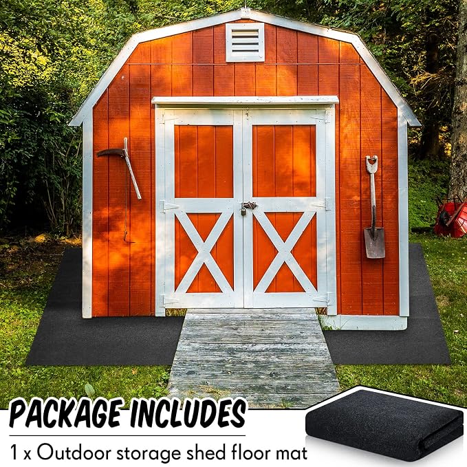 Haull Outdoor Storage Shed Floor Moat Waterproof Outdoor Carport Mat Thickened - Image 4