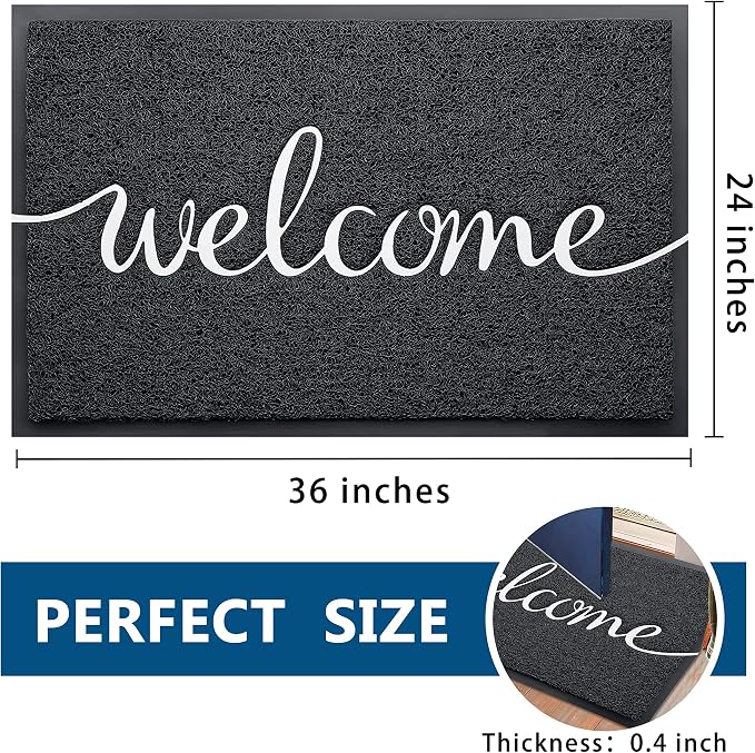 EARTHALL Funny Welcome Mats Outdoor, Front Door Mat - Image 2