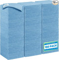 HOMEXCEL Blue Microfiber Cleaning Cloth 12 Pack, 12.5 x 12.5 inch Microfiber by HOMEXCEL