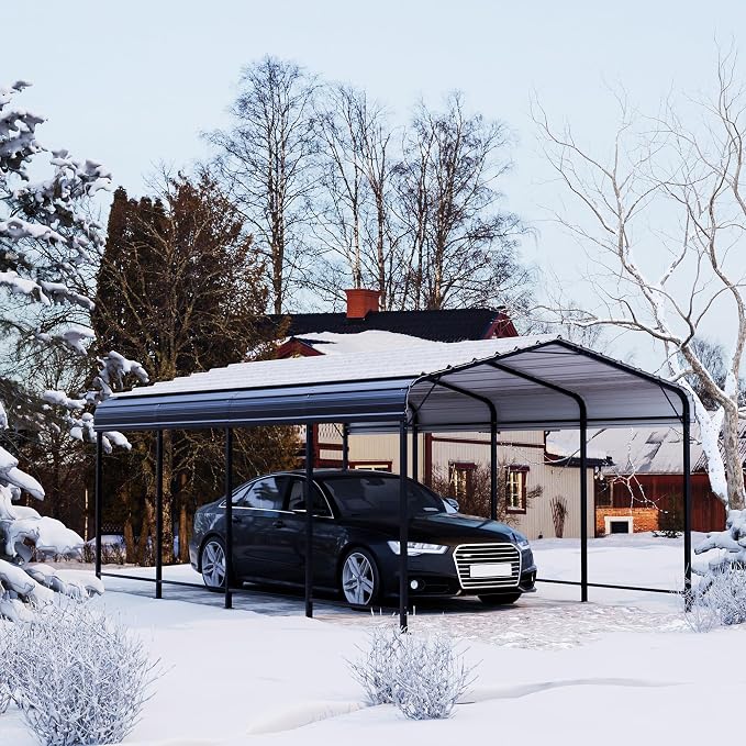 SUNBURY 10x20 FT Carport, Heavy Duty Car Port Canopy - Image 8