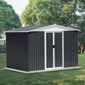 8x6 FT Outdoor Storage Shed, Metal Shed by Unknown